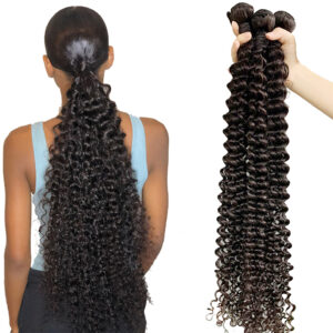 Deep Curly Human Hair Bundles