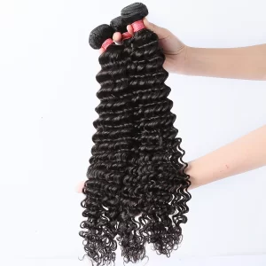 Deep Wave Bundles Water Wave Curly Hair Weaves