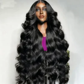 13x4 13x6 Body Wave Lace Front Human Hair Wigs For Black Women Pre Plucked 30 40 Inch Loose Body Wave Hd 360 Lace Frontal Wigs ﻿