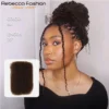 Afro Kinky Bulk Human Hair For Braiding QVR Remy Bulk Hair No Attachment, Soft & Lightweight, Perfect for Boho Box Braids Twists